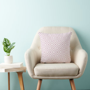 Elegantes Lavender Abstrakt Geometric Muster Kissen