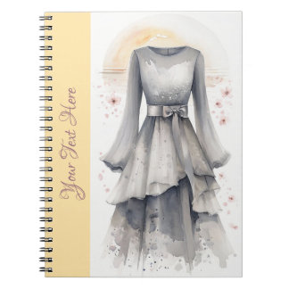 Elegantes LBD-Kleid aus dem 19. Jahrhundert Kleine Notizblock