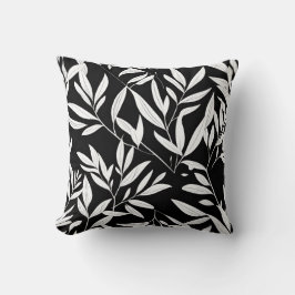 Elegantes leaf botanisches Werftkissen Kissen