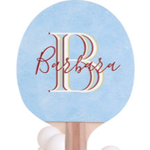 Elegantes Leder Look Blue 3 Color Monogram I Name