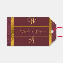 Elegantes Ledermuster Hochzeitsgeschenk