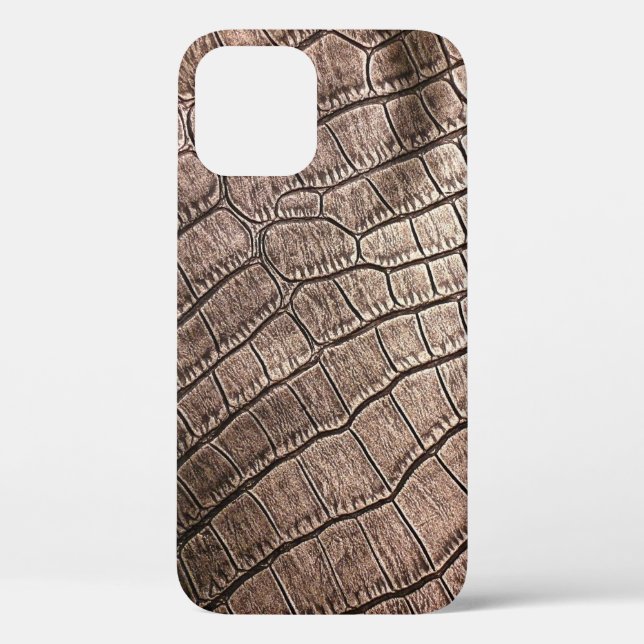 Elegantes Ledermuster nah.  Case-Mate iPhone Hülle (Rückseite)