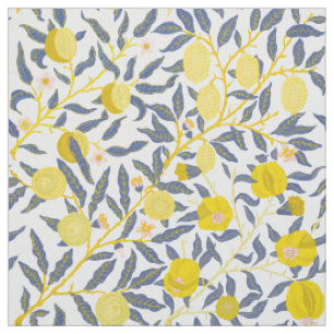 Elegantes Lemon Weinmuster wählen Sie Ihre Farbe Stoff