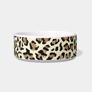 Elegantes Leopard-Rosa nobel Napf