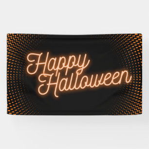 Elegantes leuchtendes Frohes Halloween Banner