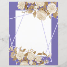Elegantes Lila Blatt für die Rose