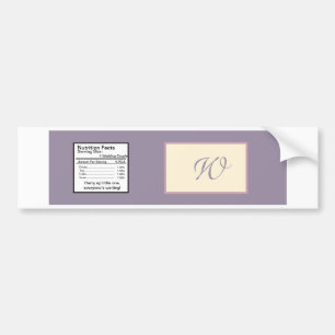 Elegantes Lila Hochzeitwasser-Flaschenetikett Autoaufkleber