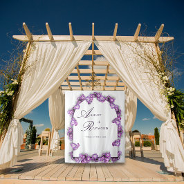 Elegantes Lila Lilac Wandteppich