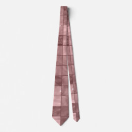 Elegantes, Lila, metallisches Fliesenmuster Krawatte