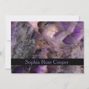 Elegantes Lila Quartz-Muster