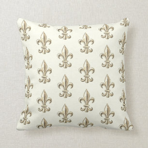 Elegantes Lilie-Muster Kissen