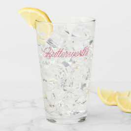 Elegantes Logo für Bar und Geschäft in Typografie Glas