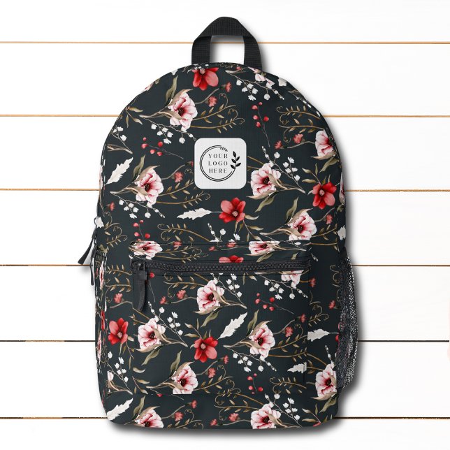 Elegantes Logo für die Farbflora in Großbuchstaben Bedruckter Rucksack (Von Creator hochgeladen)