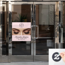 Elegantes Logo für Wimpernverlängerung und Make-up
