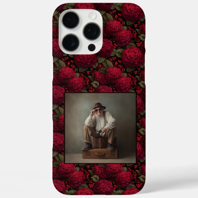 Elegantes Mädchen-Geschenk Hydrangeen-Blumenfoto  iPhone 16 Pro Max Hülle (Rückseite)