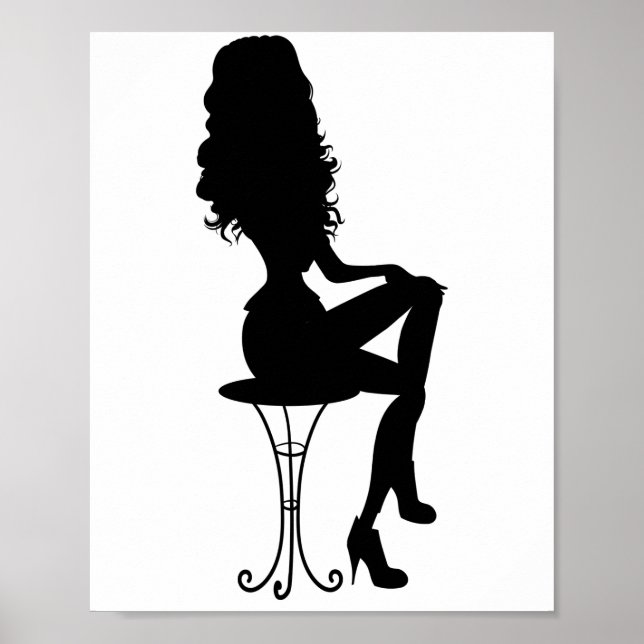 Elegantes Mädchen Poster (Vorne)