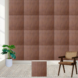 Elegantes Mahogany Holzkörnchen - Braunes Holz Fliese