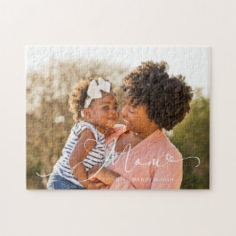Elegantes Mama Script Overlay Mother's Day Foto
