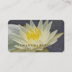 Elegantes Mandala-Lotusblumen-Logo Yoga-Trainer Visitenkarte
