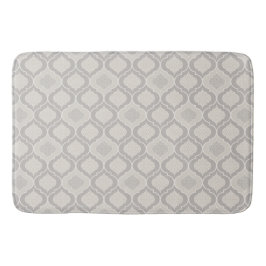 Elegantes marokkanisches Trellis-Muster in neutral Badematte