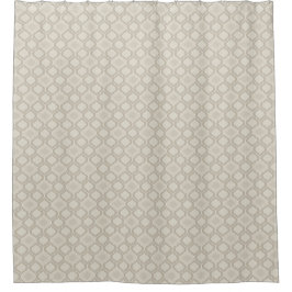 Elegantes marokkanisches Trellis-Muster in neutral Duschvorhang