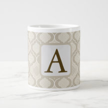 Elegantes marokkanisches Trellis-Muster in neutral