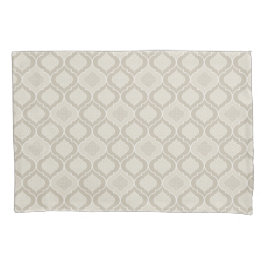 Elegantes marokkanisches Trellis-Muster in neutral Kissenbezug