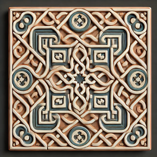 Elegantes marokkanisches Zellige Tile - Intricate Fliese