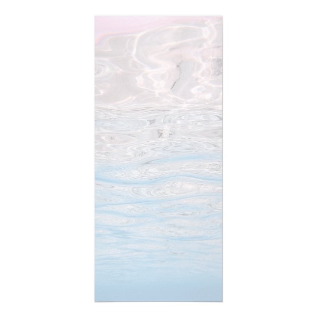 Elegantes Menü des Blue Ocean Program Blank (Vorne)