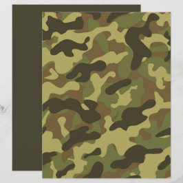 Elegantes militärisches Grünbuch zur Camouflage