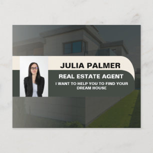 Elegantes Minimal-Foto für Immobilienmakler    Flyer