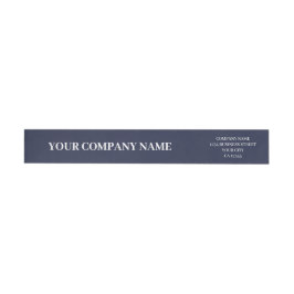 Elegantes Minimal Navy Blue Custom Trendy Business