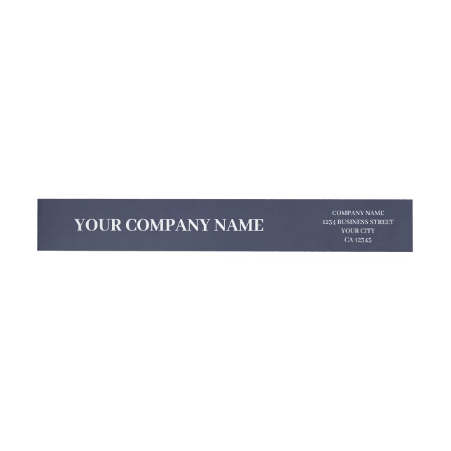 Elegantes Minimal Navy Blue Custom Trendy Business (Person)