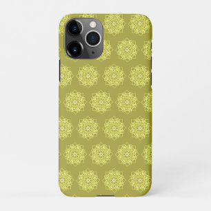 Elegantes minimales geometrisches Gradient Gold iPhone 11Pro Hülle