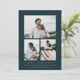 Elegantes minimales Multi-Foto Save The Date