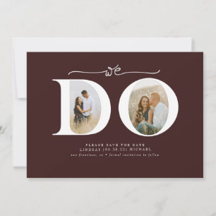 Elegantes Minimalistisch machen wir Save the Date