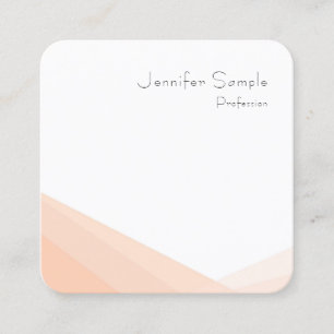 Elegantes Minimalistisch Modernes Einfaches Berufl Quadratische Visitenkarte