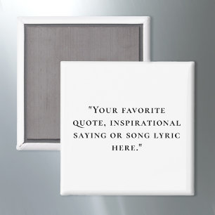 Elegantes Minimalistisches Angebot Magnet