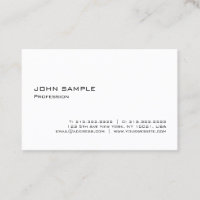 Elegantes Minimalistisches Berufliches Design Einf