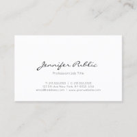 Elegantes Minimalistisches berufliches modernes