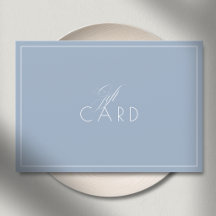 Elegantes minimalistisches Border Blau Geschenkgut