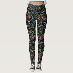 Elegantes minimalistisches Farblebensdesign Leggings