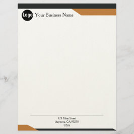 Elegantes minimalistisches Firmenschreiben für mod Briefbogen