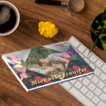 Elegantes Minimalistisches Foto Hochzeit