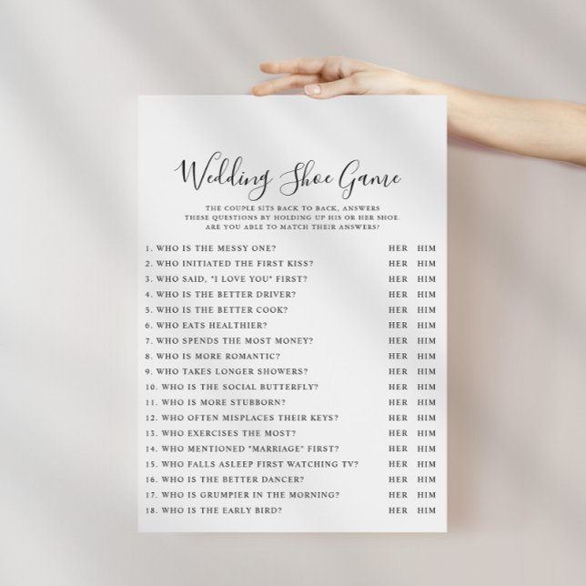 Elegantes Minimalistisches Hochzeitsschuhspiel (Von Creator hochgeladen)