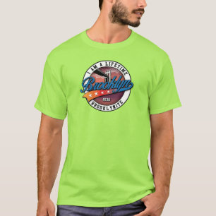 Elegantes minimalistisches Logo-Design aus Brookly T-Shirt