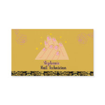 Elegantes minimalistisches Nageltech-Logo
