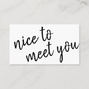 Elegantes Minimalistisches Nettes, einfarbiges Amb Visitenkarte