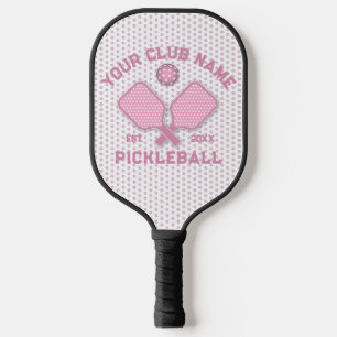 Elegantes Minimalistisches Pickleball Monogramm-De Pickleball Schläger