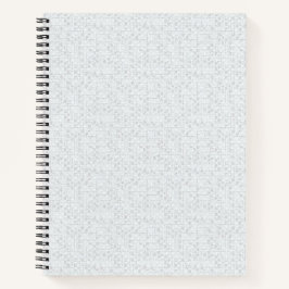Elegantes minimalistisches Schulmuster Notizbuch